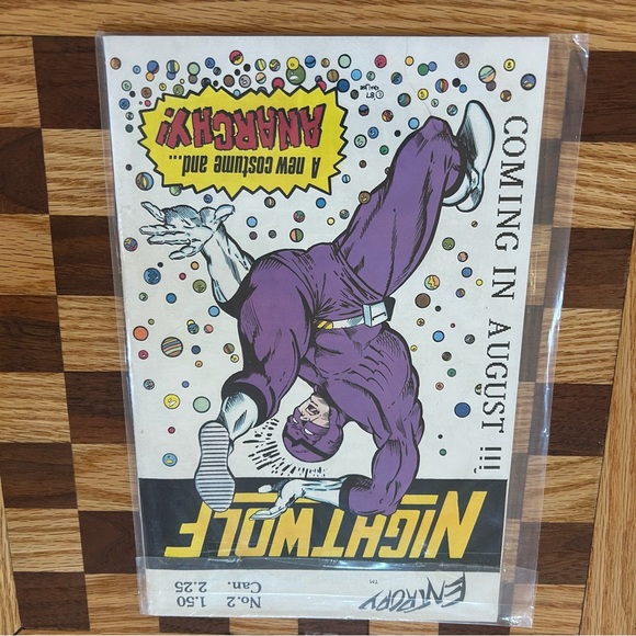 Nightwolf #1 "Entropy Enterprises" Comic Book - bought and stored by a collector - Picture 7 of 8